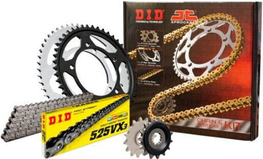 DID Chain & Sprocket Kit (14-45-428VX) for Yamaha YBR 125 07'-15'