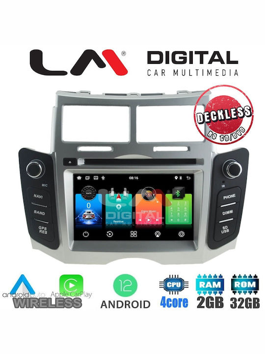 LM Digital Sistem Audio Auto pentru Toyota Yaris 2006 > 2011 (Bluetooth/USB/WiFi/GPS/Apple-Carplay/Android-Auto)