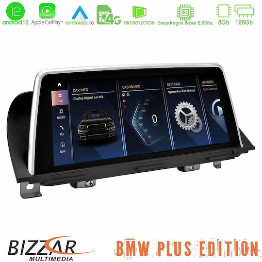 Bizzar Auto-Audiosystem für BMW Serie 5 2013-2016 (Bluetooth/USB/AUX/WiFi/GPS/Apple-Carplay/Android-Auto/Notenblätter) mit Touchscreen 10.25"