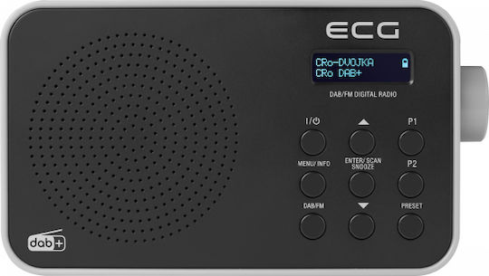 ECG RD110 Radio Reîncărcabil DAB+ cu USB Negru