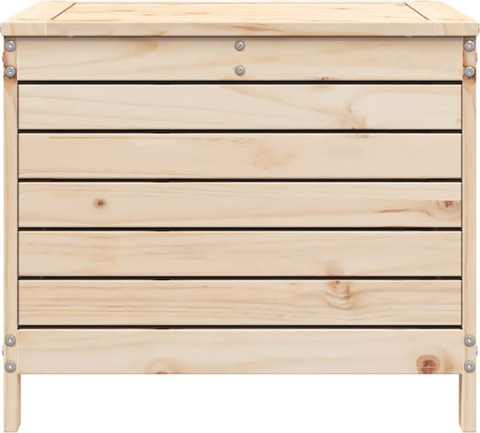 Hölzener Gartenhocker Würfel Für Außenbereich Braun 62x63,5x53,5cm