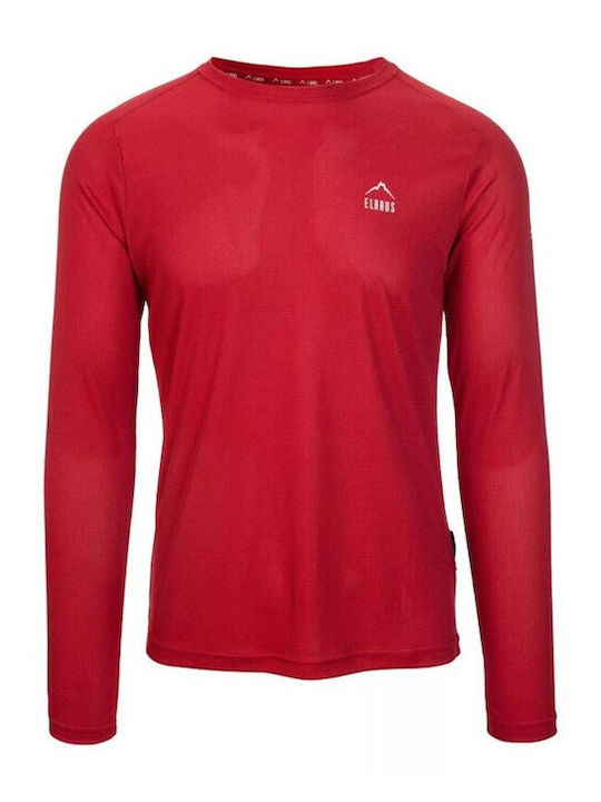 Elbrus Men's Long Sleeve Blouse Red