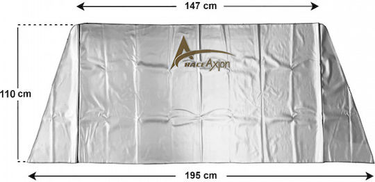 Race Axion External Car Windshield Sunshade X-Large Tinted SIlver 147x108cm