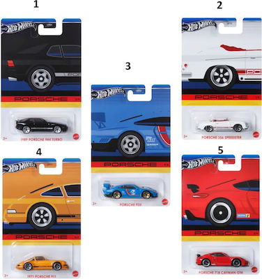 Hot Wheels Car CELEBRATIONS PORSCHE Colorful for 3++ Years (Various Designs) 1pc