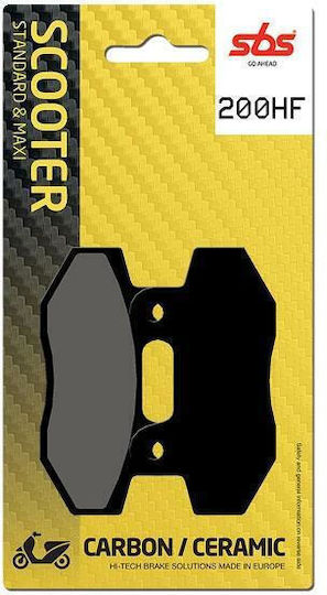 SBS Motorcycle Brake Pads Front for Kymco Jetix 125 Nexxon 125 Vespa 50