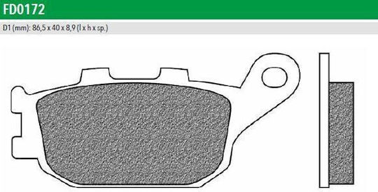 Newfren Motorcycle Brake Pads for Yamaha MT-09