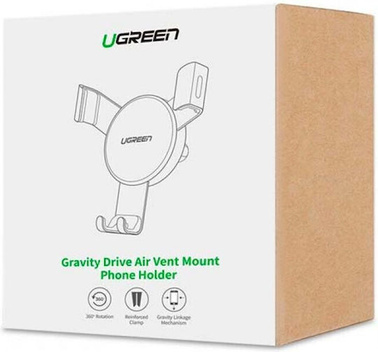 Ugreen Gravity Car Mobile Mount with Adjustable Hooks Gray