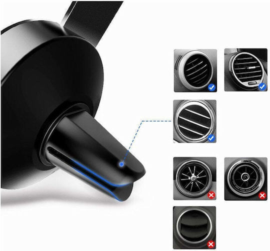 Ugreen Gravity Car Mobile Mount with Adjustable Hooks Gray