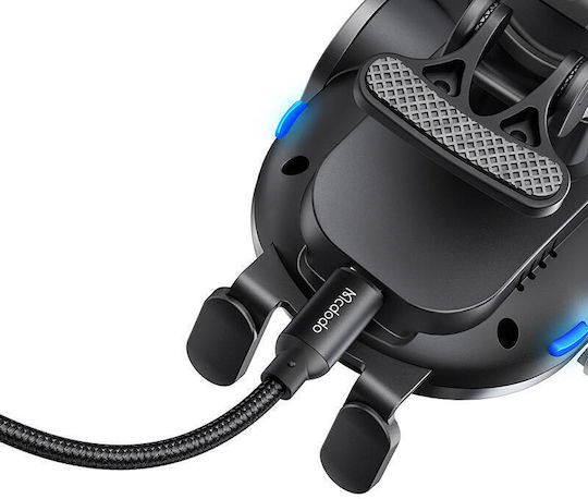 Mcdodo Holder Car Mobile Mount with Adjustable Hooks Black