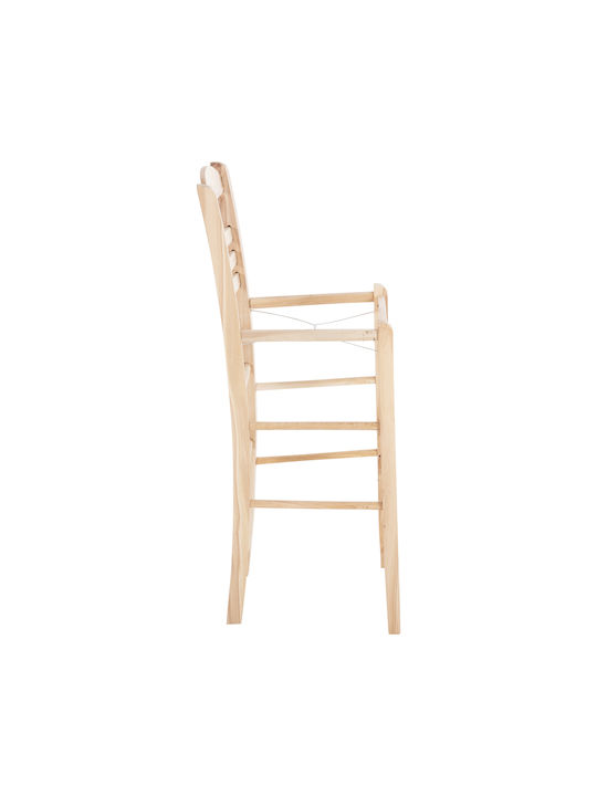 Wooden Garden Stool Outdoor Beech 40.5x39x104cm
