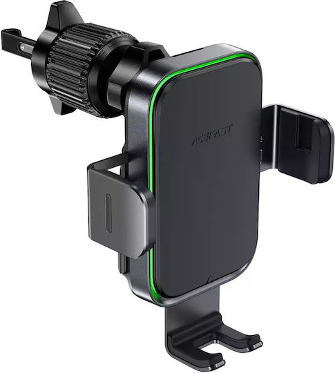 Acefast Car Mobile Mount with Adjustable Hooks and Wireless Charging Black