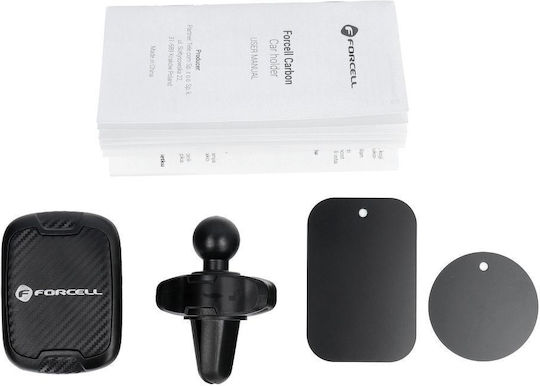 Forcell Carbon H-CT325 Car Mobile Mount with Magnet Black FOCM-082856