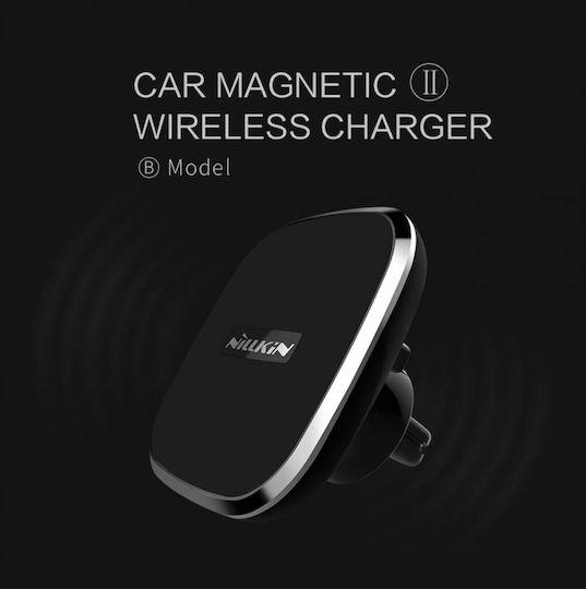 Nillkin Car Magnetic QI Wireless Charger II Car Mobile Mount with Magnet and Wireless Charging Black