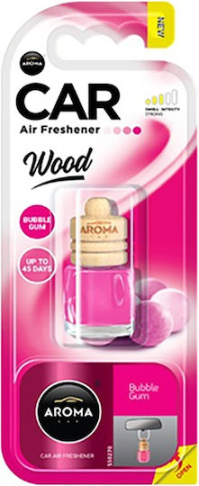 Aroma Car Κρεμαστό Αρωματικό Υγρό Αυτοκινήτου Bubble Gum 6ml