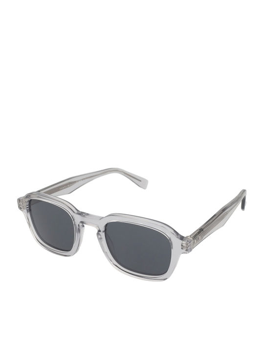 Tommy Hilfiger Unisex Sunglasses with Gray Plastic Frame and Gray Lens