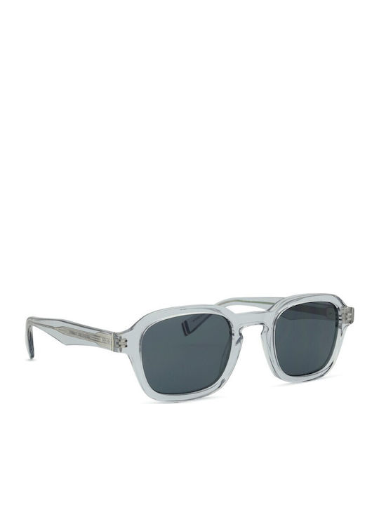 Tommy Hilfiger Unisex Sunglasses with Gray Plastic Frame and Gray Lens