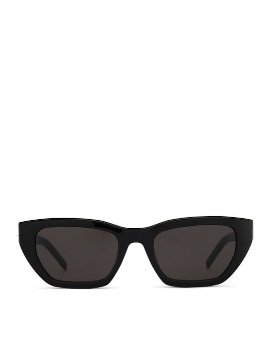 Ysl Unisex Ochelari de soare cu Negru Cadru și Negru Lentilă SL M127/F 001