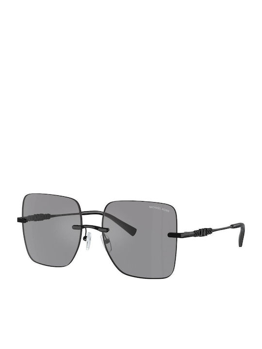Michael Kors Women's Sunglasses with Black Metal Frame and Gray Lens MK1150 1005