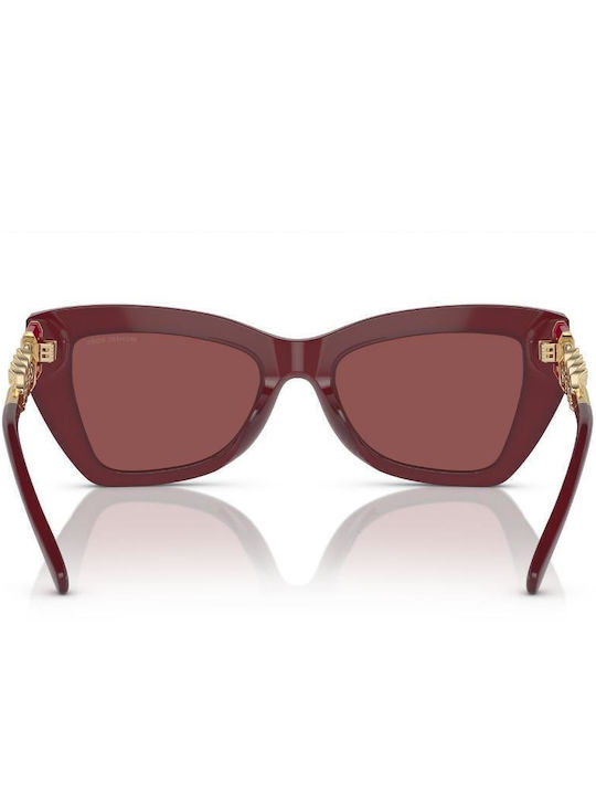 Michael Kors Montecito Women's Sunglasses with Burgundy Plastic Frame and Burgundy Lens