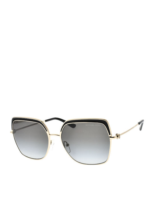 Michael Kors Greenpoint Unisex Sonnenbrille mit Gold Metall Gestell