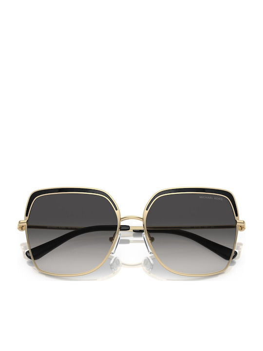 Michael Kors Greenpoint Unisex Sonnenbrille mit Gold Metall Gestell