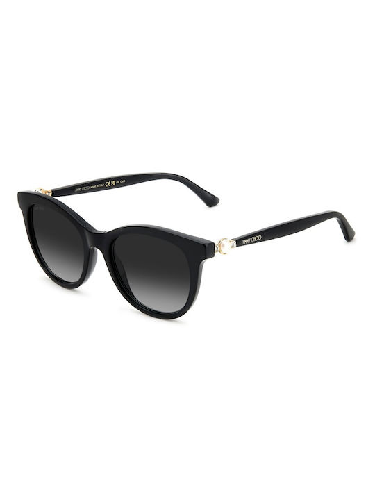 Jimmy Choo Women's Sunglasses with Black Plastic Frame and Gray Gradient Lens ANNABETH/S 807/9O