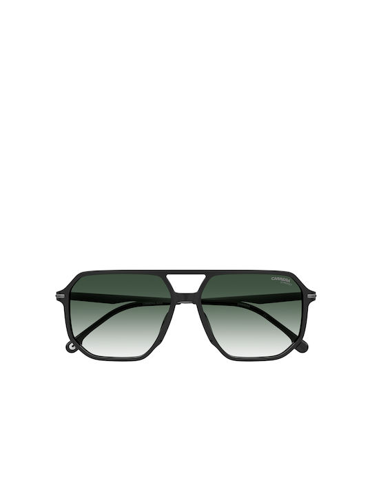 Carrera Men's Sunglasses with Black Plastic Frame and Green Gradient Lens 324/S 08A/WJ