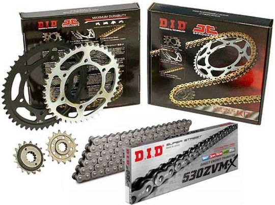 DID Chain & Sprocket Kit (17-42-530ZVMX) for Suzuki GSX-R 1000 2009-2011