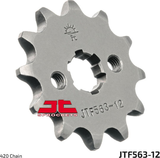 JT Sprockets Vorderes Ritzel für Yamaha DT 50