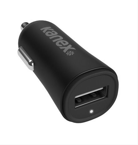 Kanex Φορτιστής Αυτοκινήτου 12W 2.4A Γρήγορης Φόρτισης με Θύρες: 1xUSB 1xType-C Λευκός