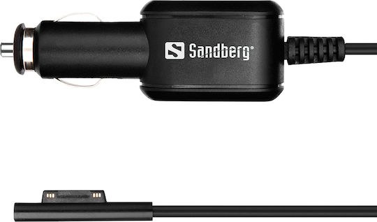 Sandberg Car Charger Surface Pro 3/4 Auto-Ladegerät 2.5A Schnellladung Schwarz Farbe