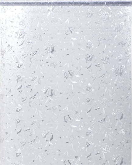 vidaXL Sticker Display Decorative Sandblasting 90cm x 5m Transparent 3208981 2pcs