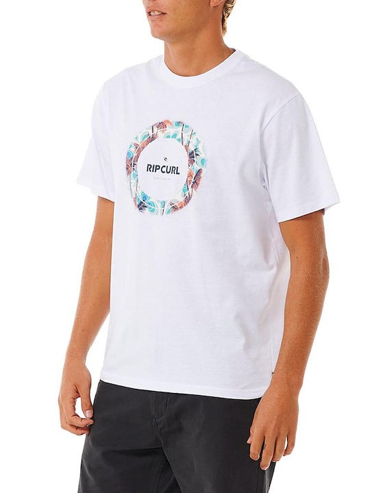 Rip Curl T-shirt Bărbătesc cu Mânecă Scurtă Alb