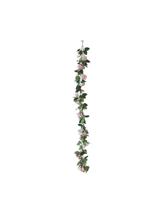 Marhome Hanging Artificial Plant Rose Me Pink 180cm 1pcs