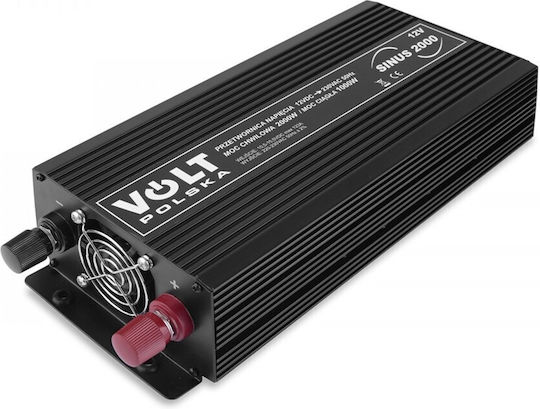 Volt Polska Sinus 2000 Inverter Αυτοκινήτου για 12V DC