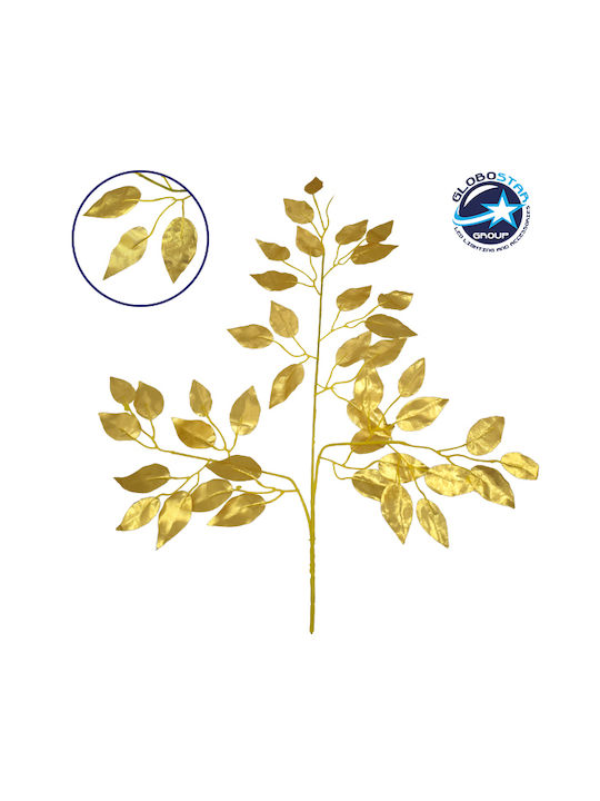 GloboStar Artificial Decorative Branch Gold 27cm 1pcs