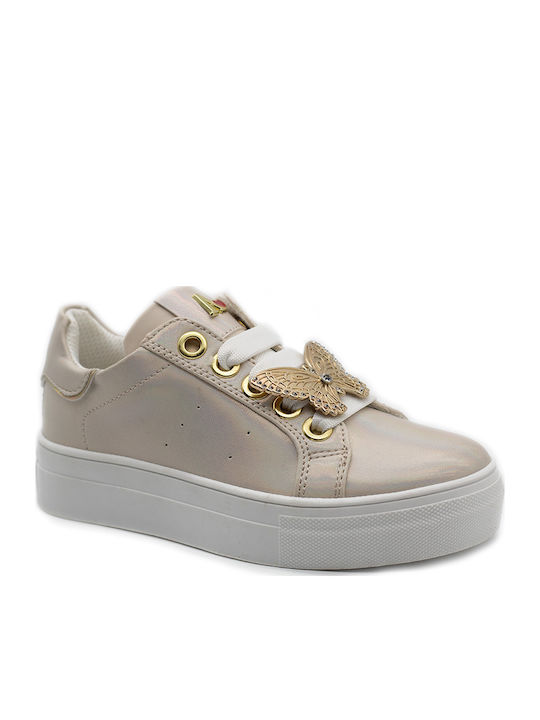 Kinder Sneakers Gold
