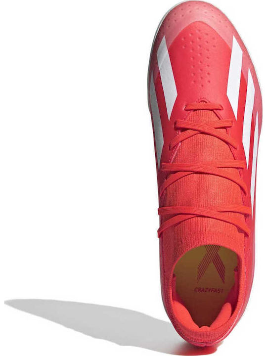 adidas X Crazyfast League Football Shoes with Molded Cleats Red