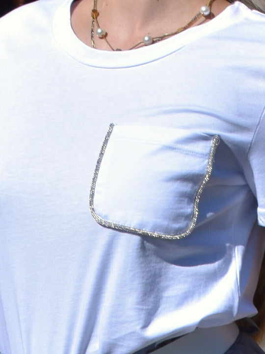 Bluze Damă Λeucă Strass Cod.lok22
