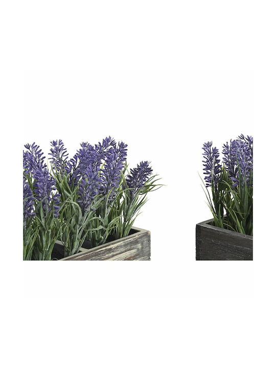 DKD Home Decor Plantă Artificială Decorativă Purple 19.5cm 1buc S3030692