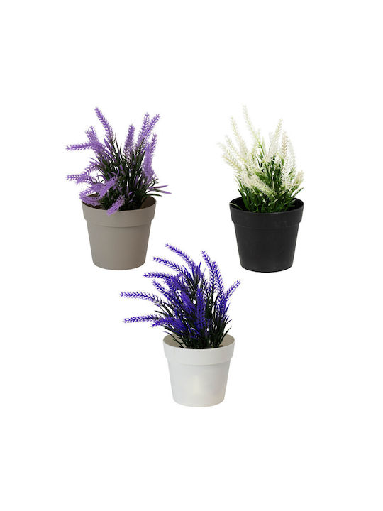 Plantă Artificială în Ghiveci Mic Lavanda 18cm 1buc