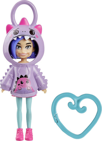 Mattel Dinosaur Hoodie Polly Pocket For 4+ Years 7.6cm (Miscellaneous Designs)
