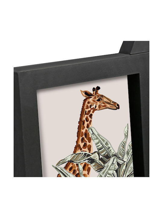 Multi Picture Frame 3 Positions Plastic with Black Frame