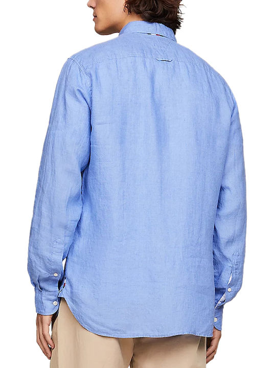 Tommy Hilfiger Men's Shirt Long Sleeve Linen GALLERY