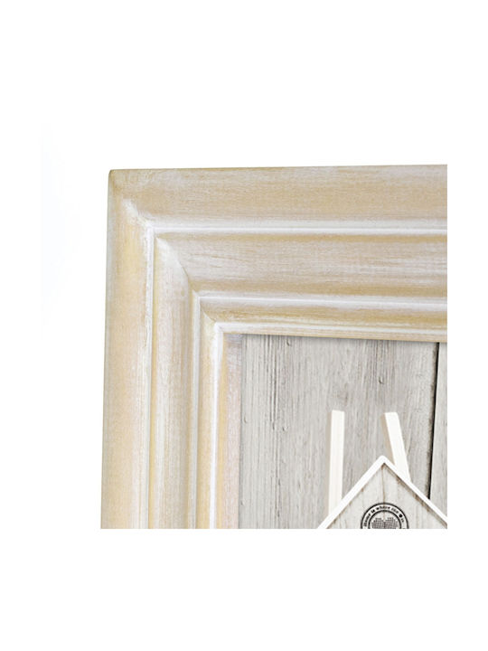 ZEP Rivoli Natural Wooden Photo Frame with White Frame