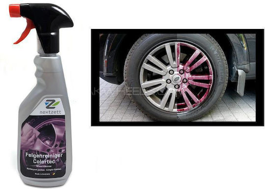 Nextzett Wheel Cleaner Colortec Spray Reinigung für Felgen Auto 500ml