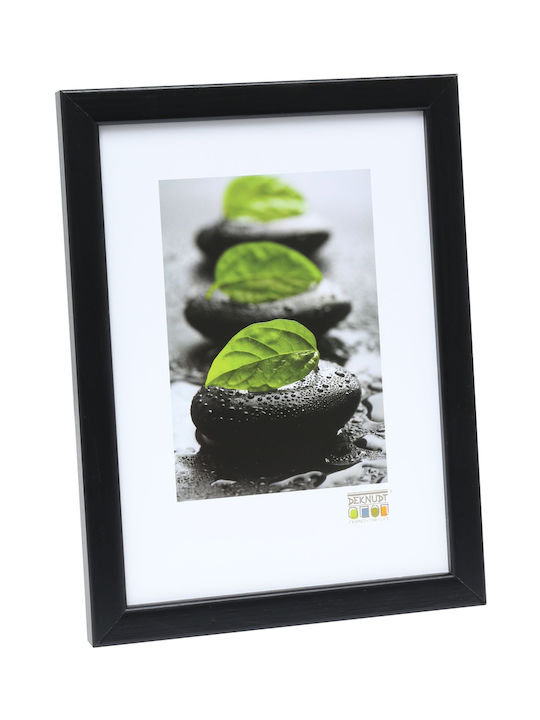Deknudt Wooden Photo Frame with Black Frame S41JL2 21.0x29.7