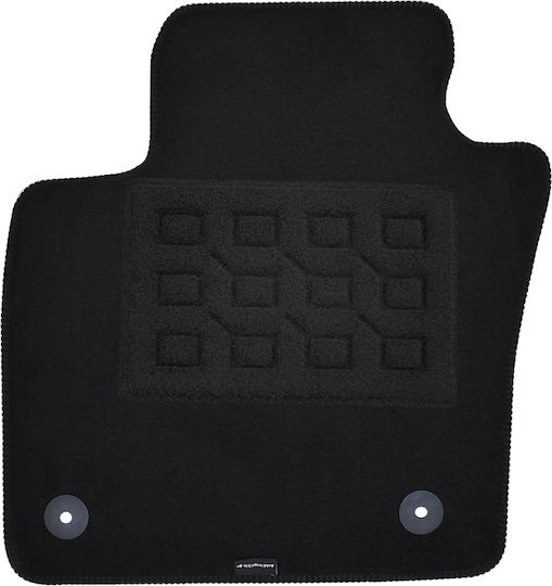 Lampa Set of Front and Rear Mats 4pcs for Renault Megane 8U Black