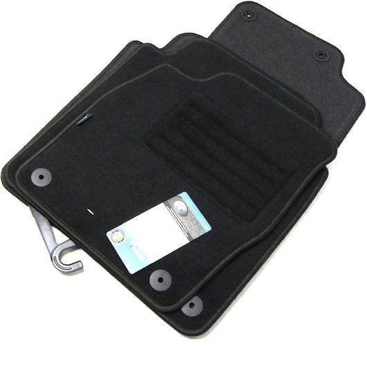 Petex Set of Front and Rear Mats 4pcs for Audi A8 2017 Black
