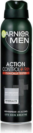 Garnier Men Mineral Action Control + Клинично Тестван Дезодорант 96ч Спрей 150мл
